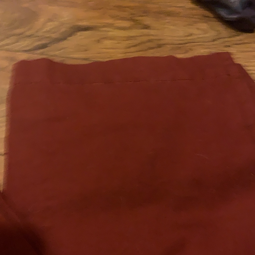 Massimo Dutti Red Wide Led Pants - Picture 4 of 7